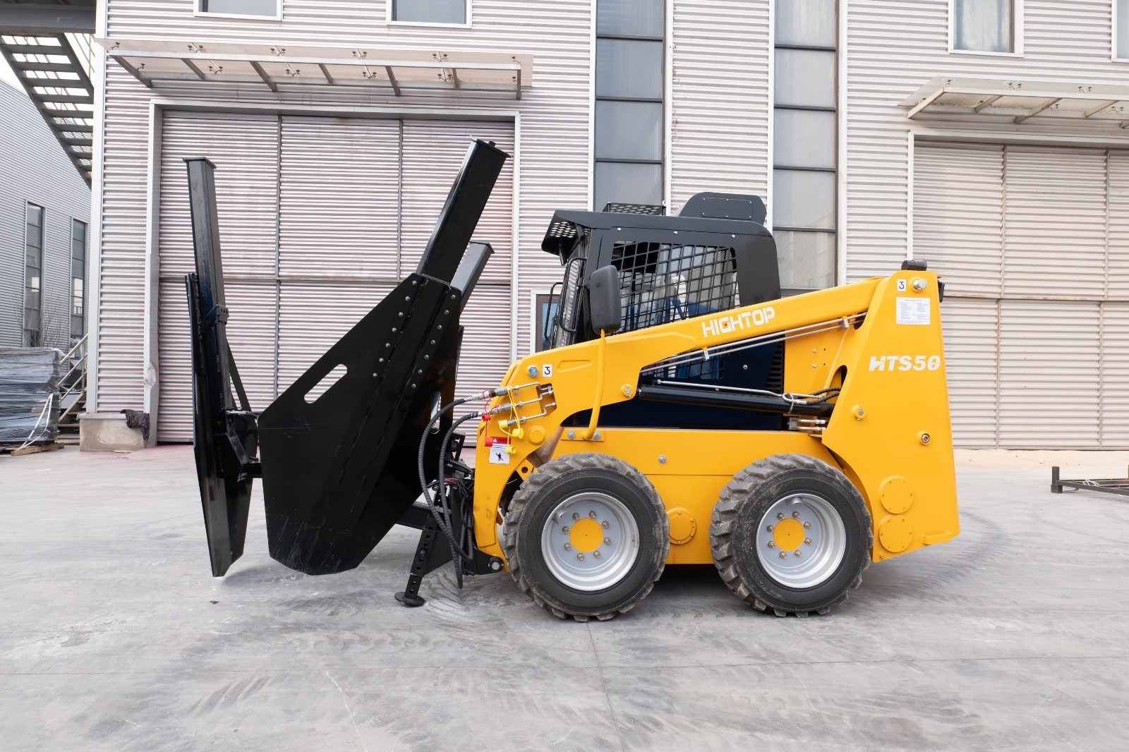 Root Digging Move Tree Transplanter, Convertible Root Removal fit bobcat loader
