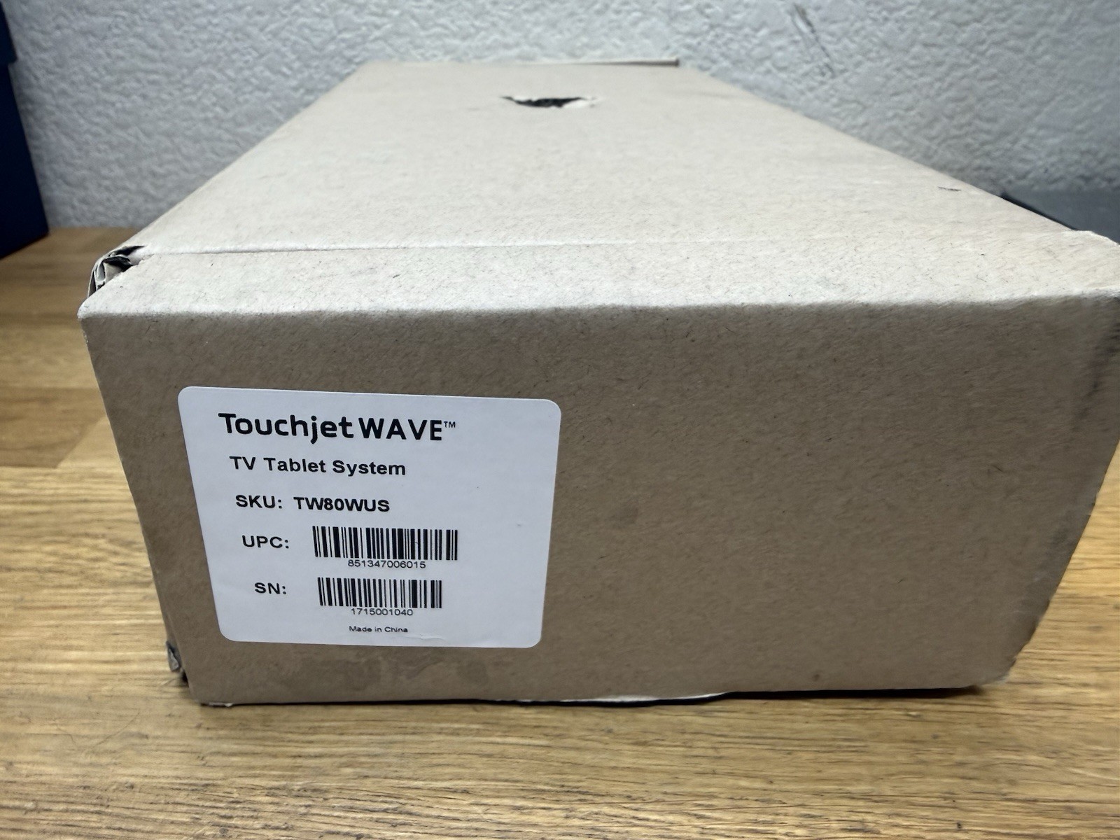 Touchjet WAVE TV Tablet System TW1 - TW80WUS With Box