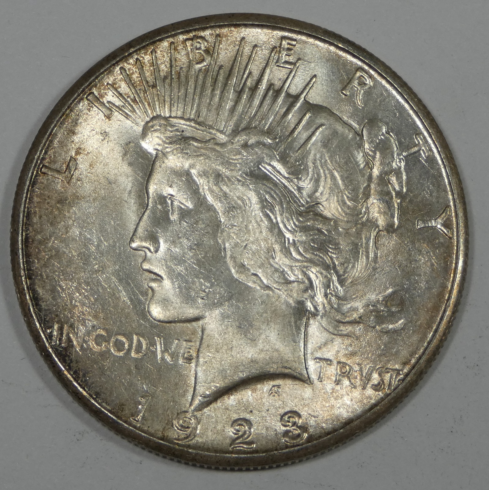1923-S Peace Dollar Nice BRILLIANT UNCIRCULATED Silver Dollar