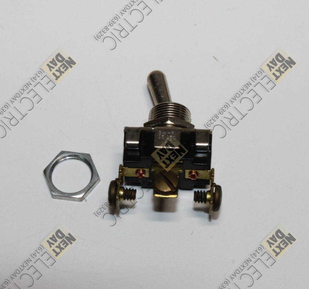 SelectaSwitch, SS206R, Toggle Switch 15a Single Pole Double Throw SPDT