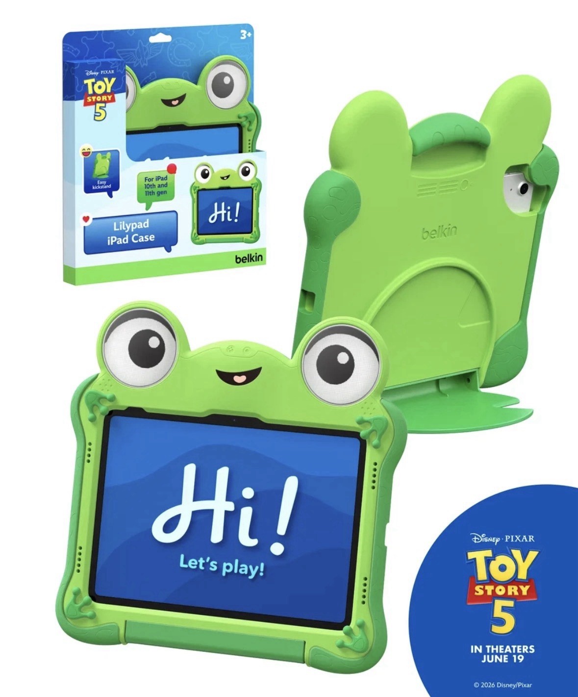 Disney Pixar Toy Story Ipad A16 Case Kids- 11Th Generation 2025, 11" / 10Th Gene