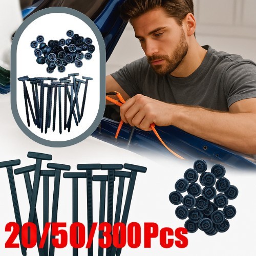Nylon Universal Cable Tie Buckle，Heavy Duty Self-Locking Zip Ties Holder 100 PC