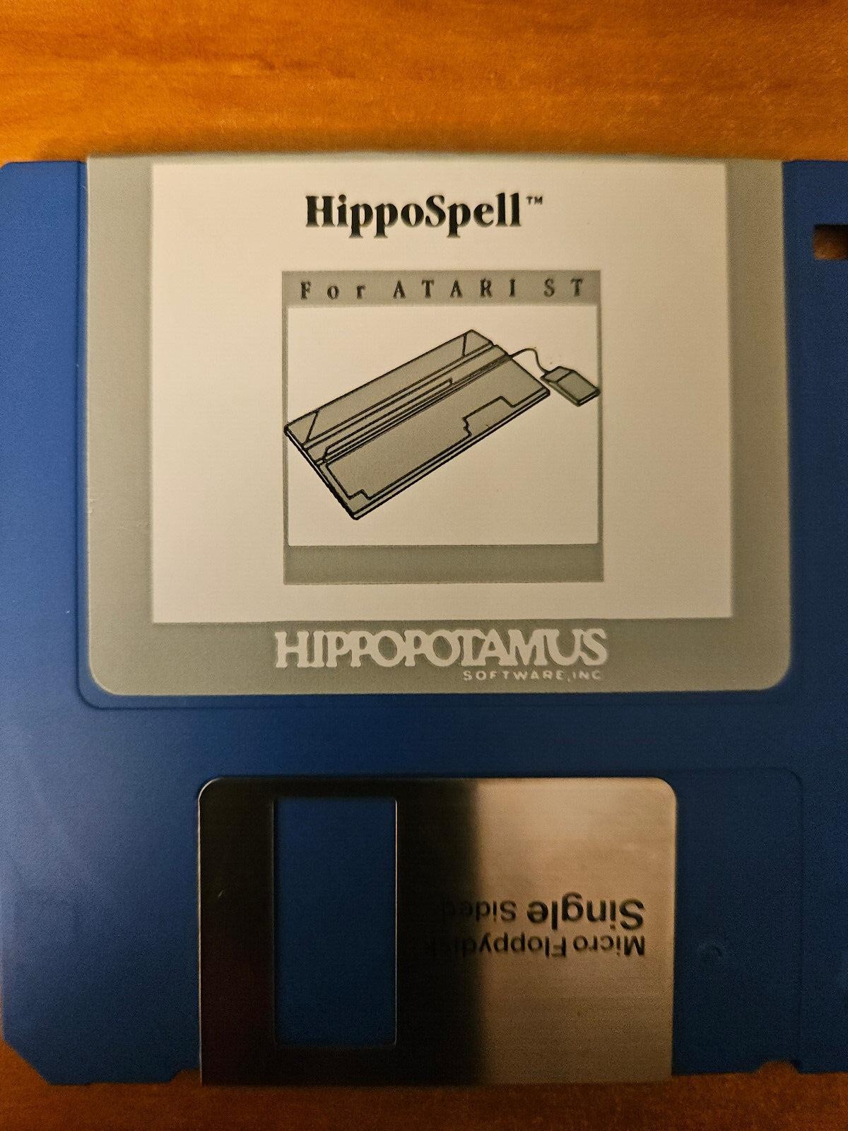 HippoSpell by HIPPOPOTAMUS SOFTWARE for Atari ST