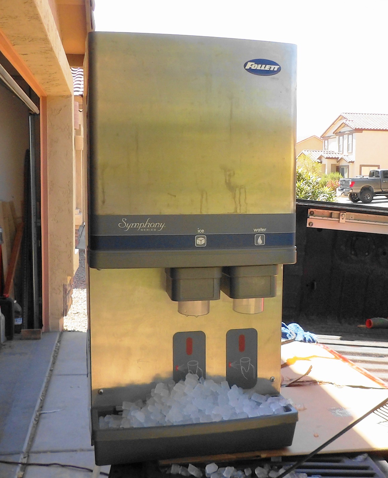 Follett 12HI400A Commercial 400Lb. Per Day Ice Machine Just Serviced and Charged