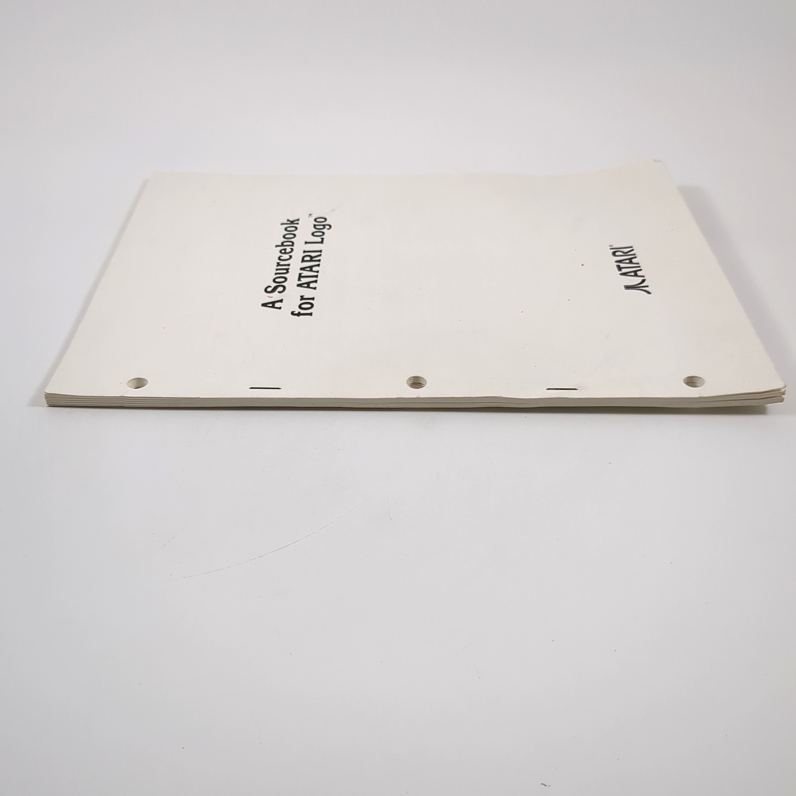 Atari Logo Sourcebook Vintage Graphic Design Atari Manual
