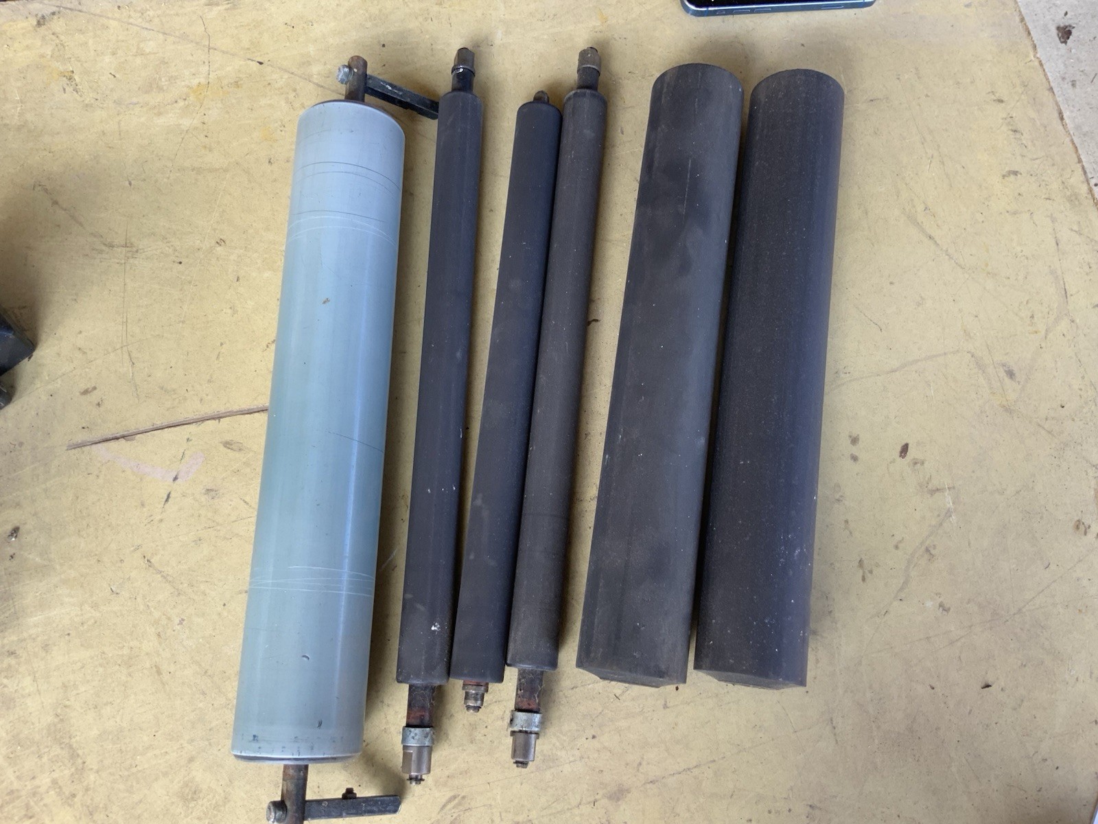 MULTIGRAPHICS 1360 Printing Press Removable Ink Rollers