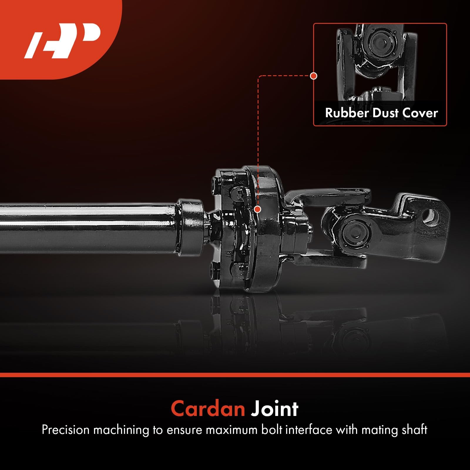 A-Premium Intermediate Steering Shaft Steering Column Shaft Compatible with Dodg