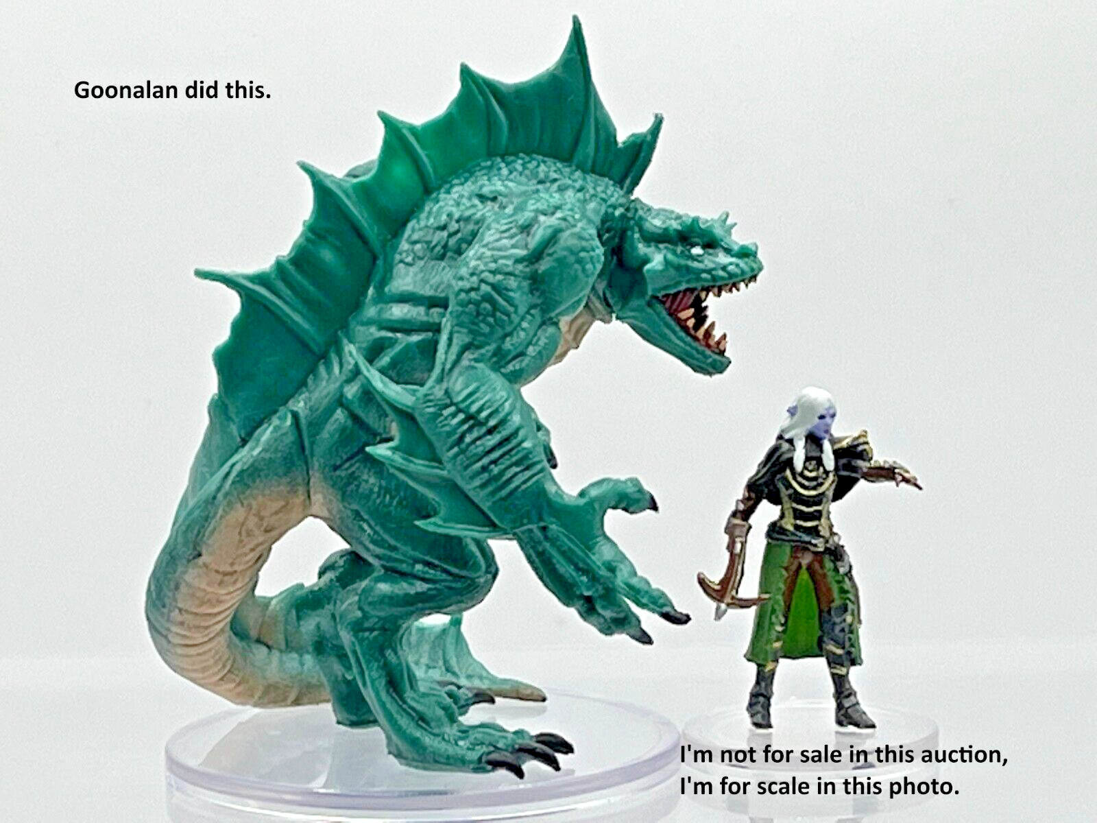 D&D Pathfinder Mini Darklands Rising 26 Troglodyte Fleshwarp Ghonatine UC VLARGE