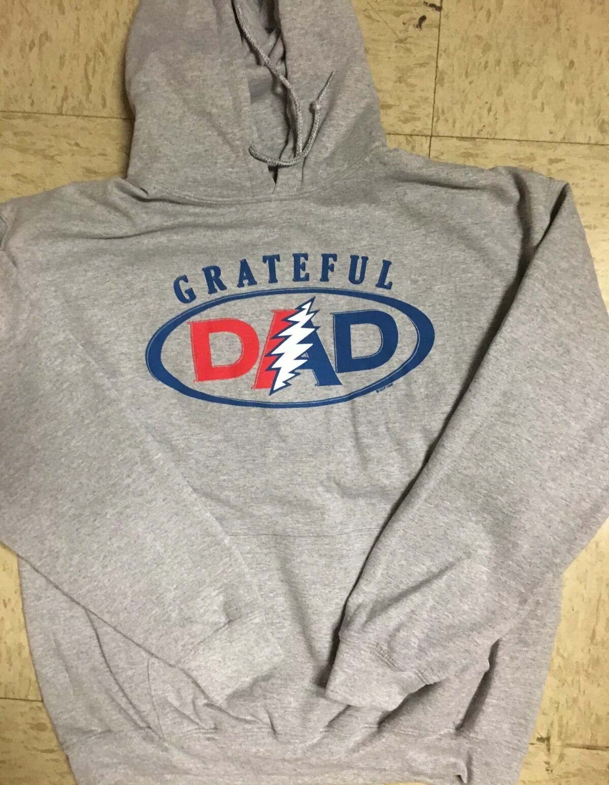 Grateful Dead Grateful Dad Hoodie size MEDIUM Father's Day or Bday sweatshirt