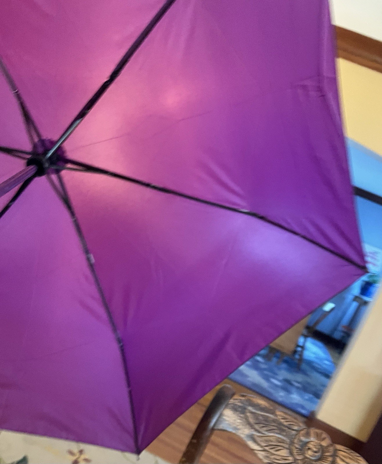 Rain Essentials Dark Purple New Umbrella