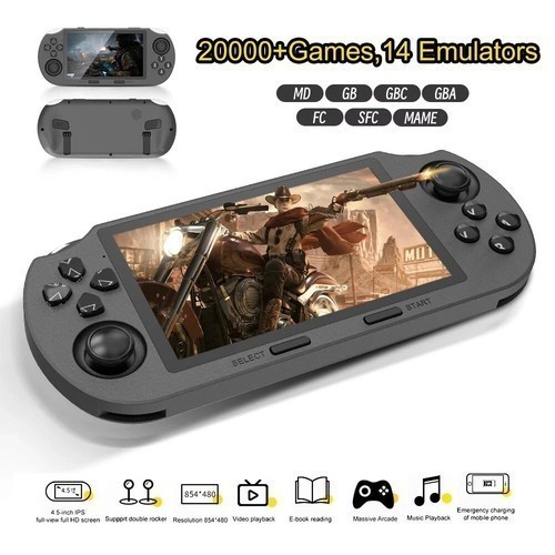 SF3000 Handheld Game Console 4.5" IPS Screen 20000+ Retro Arcade Video Games NEW