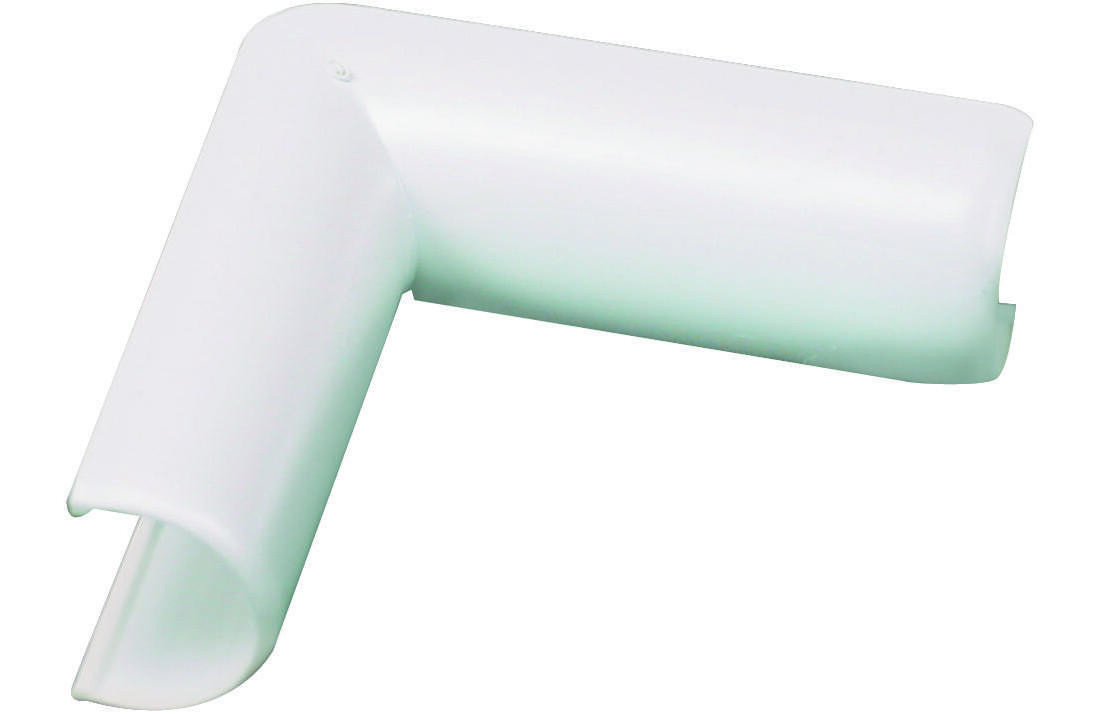 Wiremold C17 Wireway Inside Elbow, Non-Metallic, PVC, White