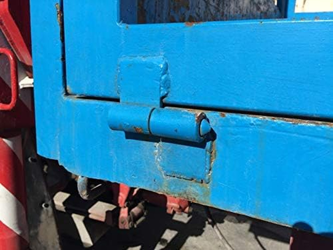 Heavy-Duty Weld-On Hinges with Detachable Pins for Gates and Trailers - 2 Pcs