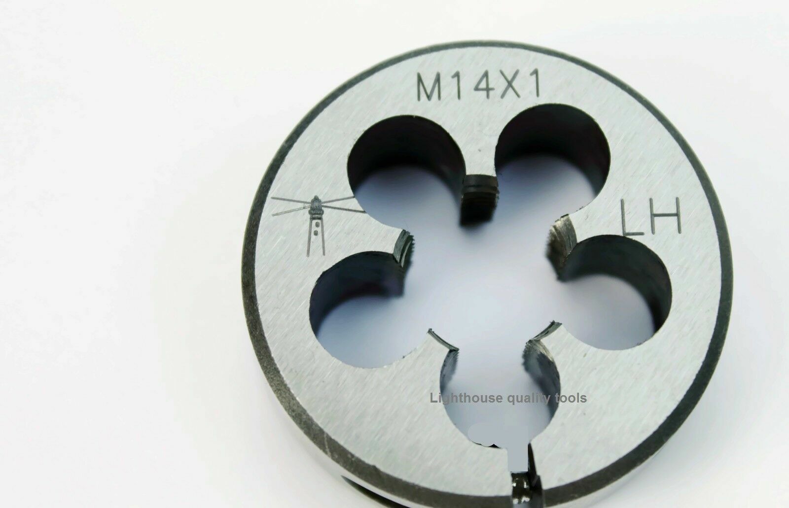 Lighthouse Quality Tools® M14X1 LH Adjustable Threading Die + Stock Handle