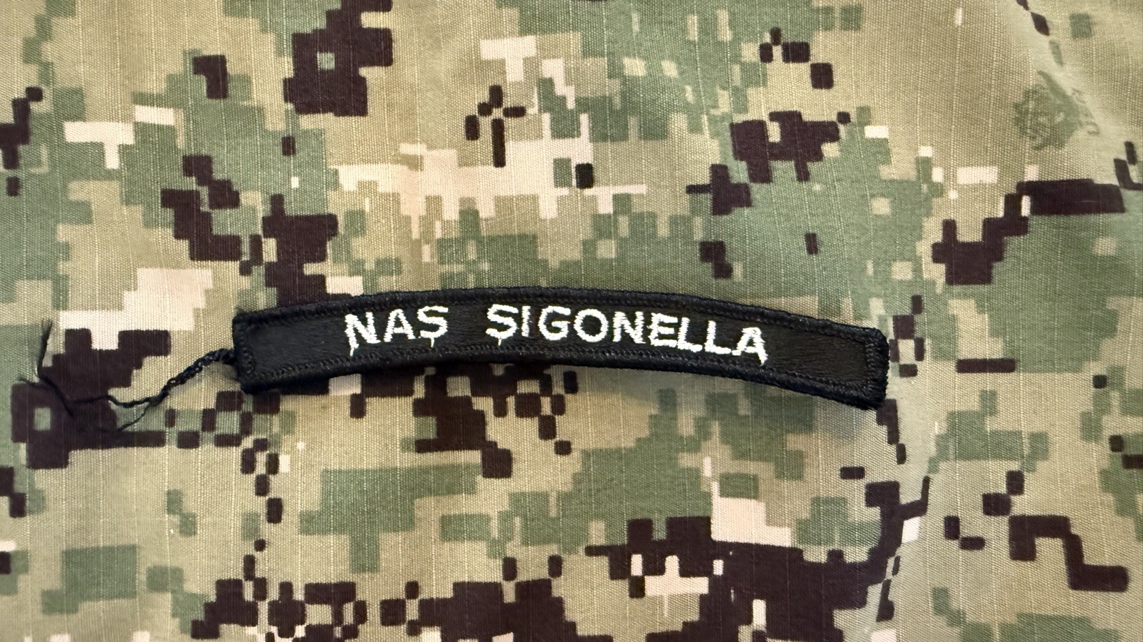 USN Navy Rocker UIM  / NAS SIGONELLA Italy