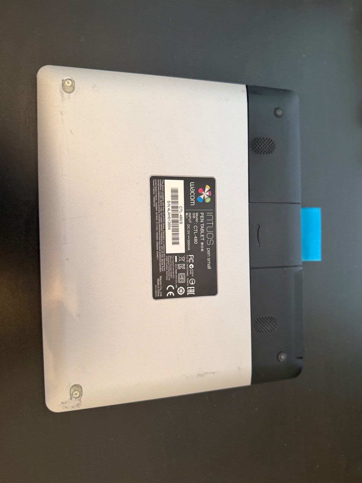 Wacom CTL-480 Intuos Small Creative Pen Tablet - Tested & Working