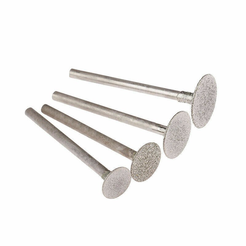 Diamond Coated Grinding Grinder Head Glass Burr Bits for Rotary Tools 50Pcs/Set