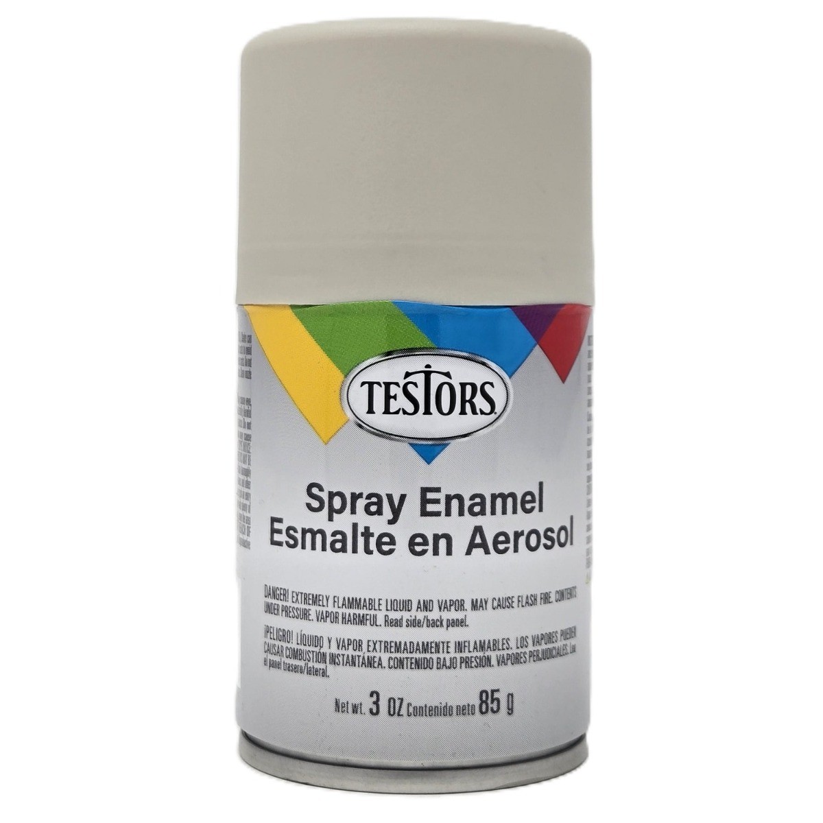 Testors Flat Aircraft Gray Enamel Spray Paint 3oz 1233