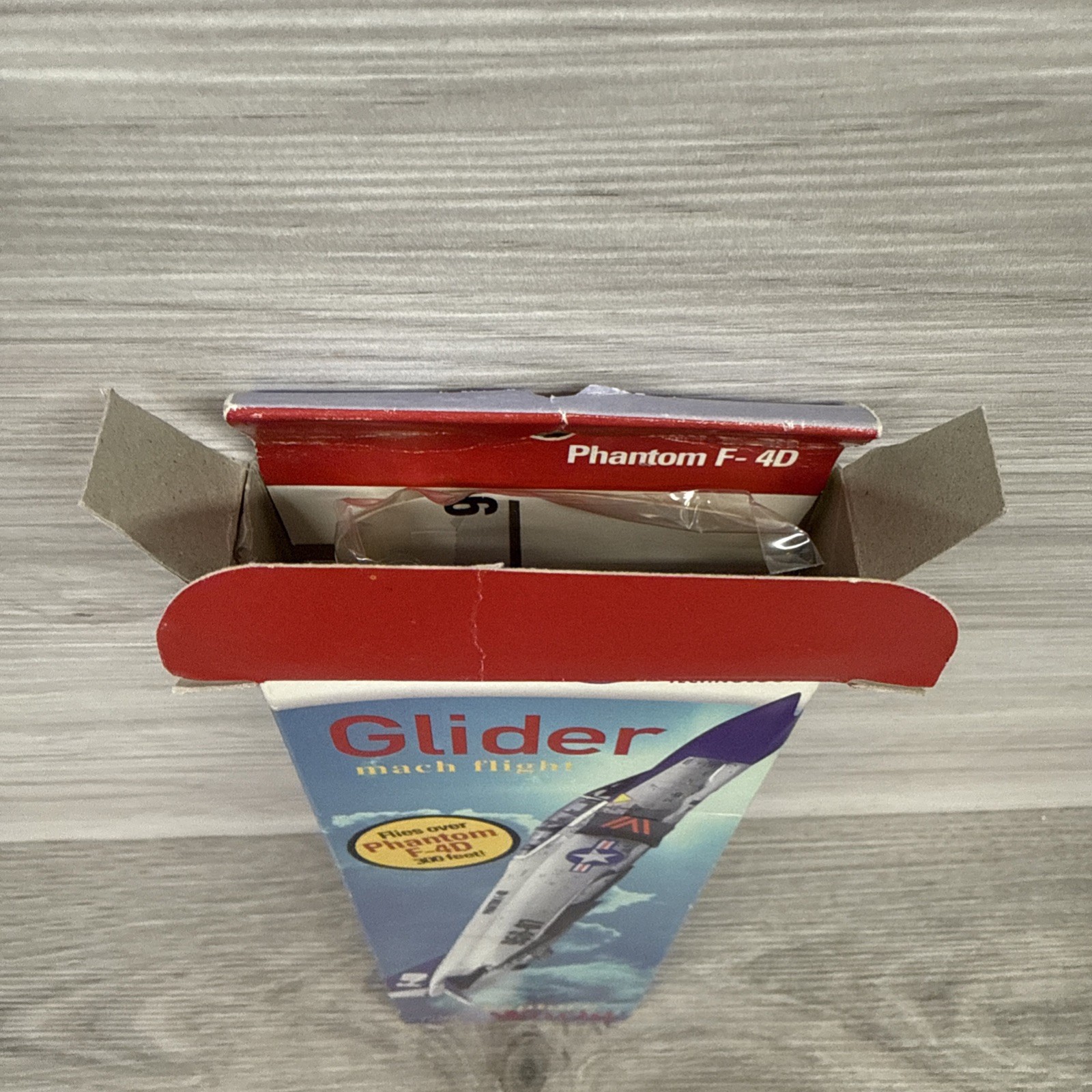 1999 Discovery Channel Tech Phantom F-4D Glider Mach Flight- New Open Box