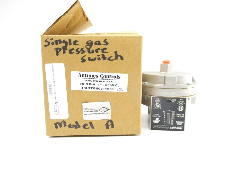 ANTUNES CONTROLS RLGP-A 80311270 1-6INWC NSMP