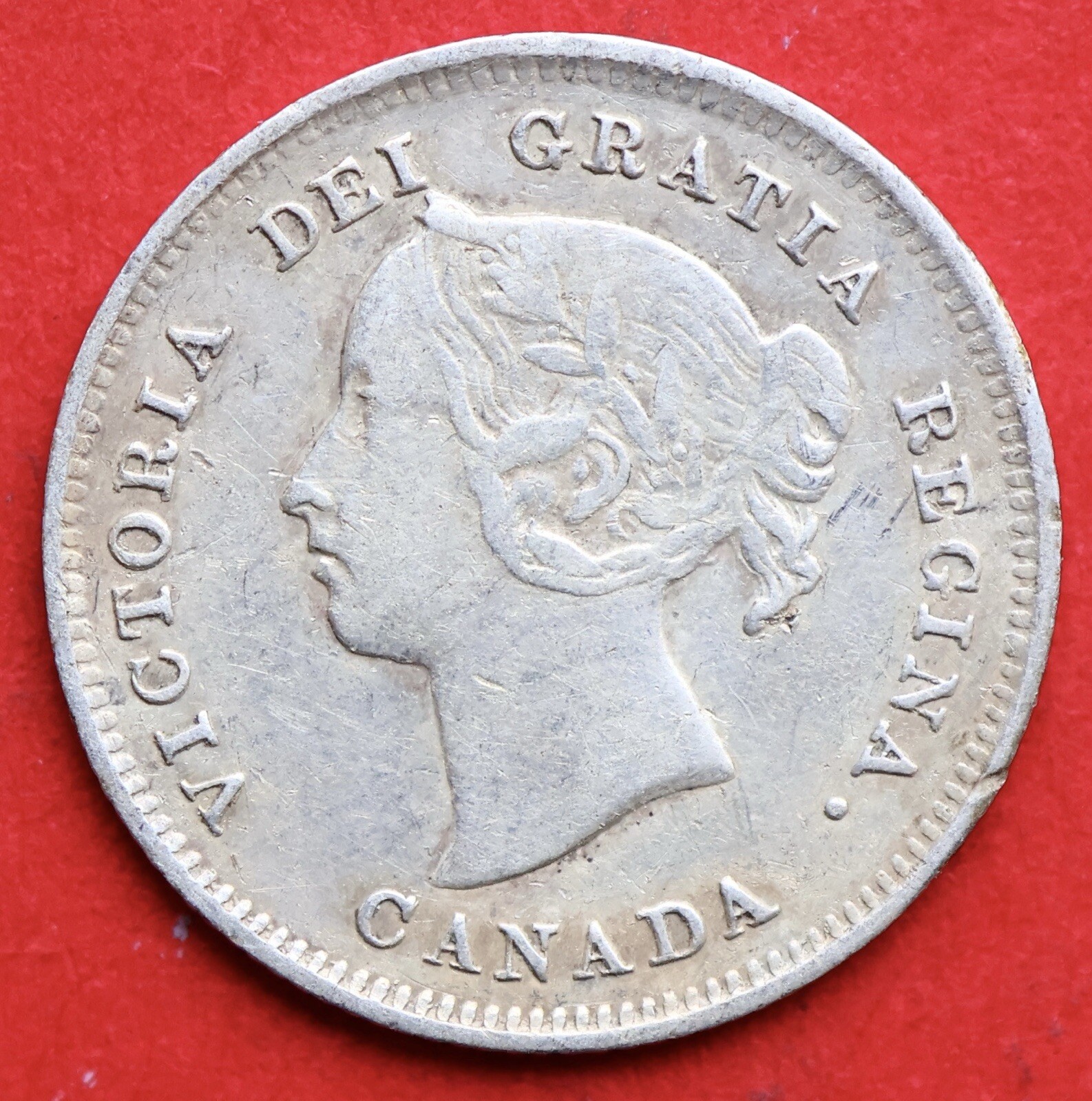 1888 Canada 5 Cents - VF/EF - Lot#12192