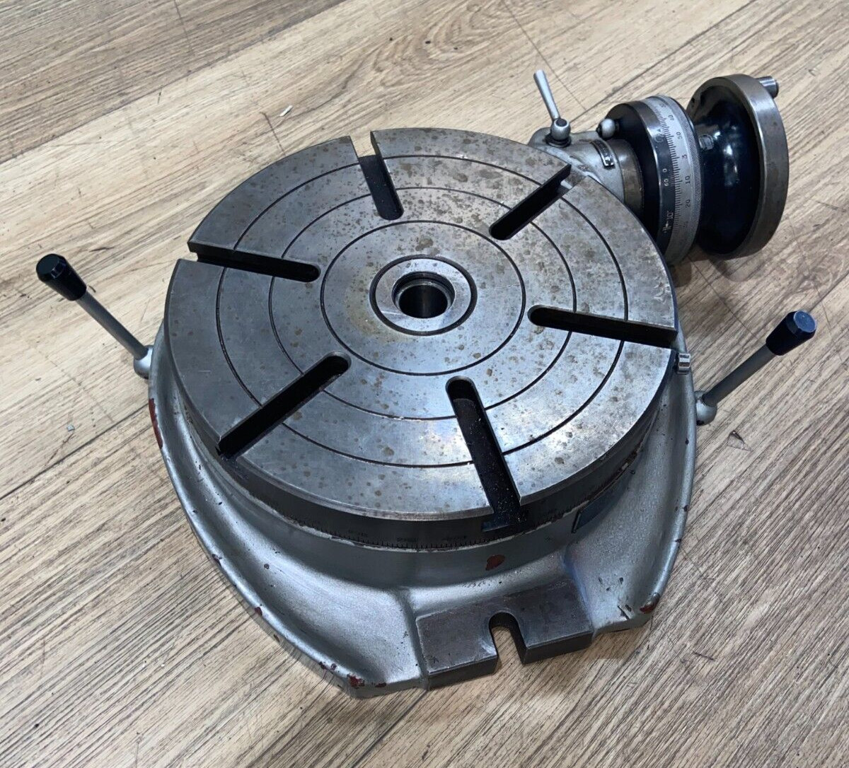 PHASE II H220-010 10" Horizontal Precision Rotary Table 3MT Center Hole 90:1