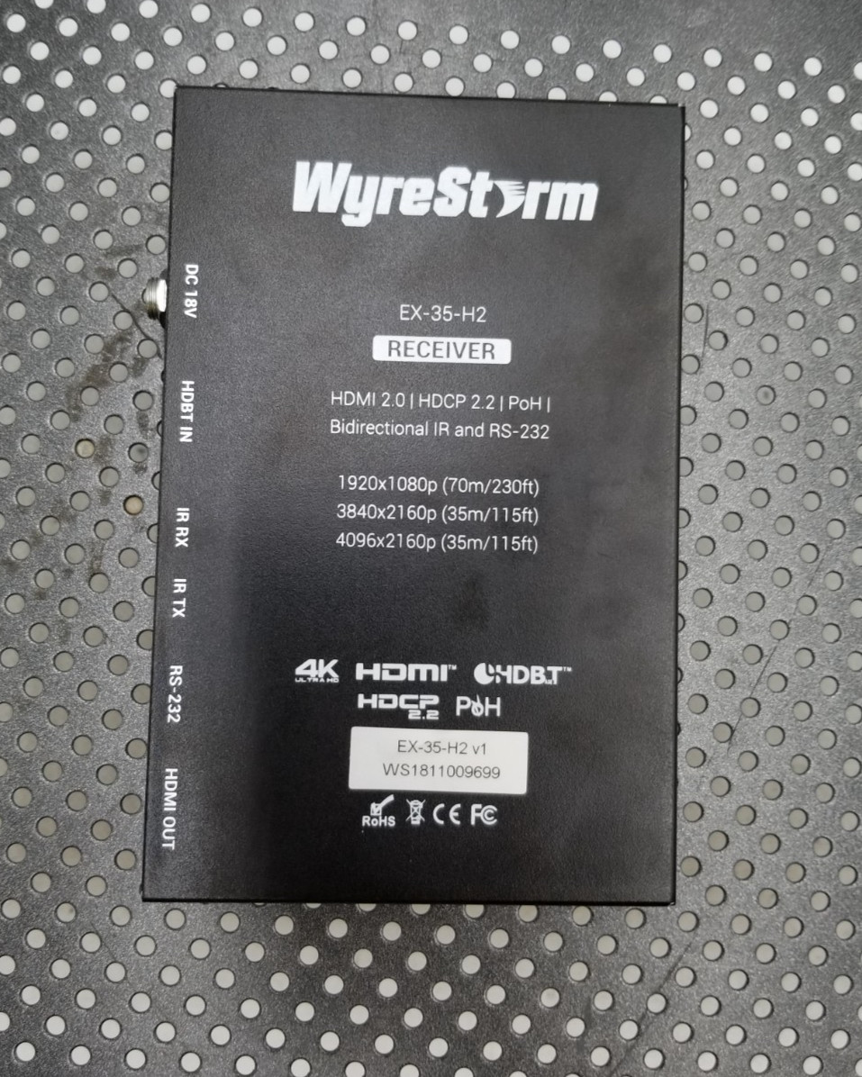 WyreStorm EX-35-H2 HDBaseT Extender - RECEIVER ONLY