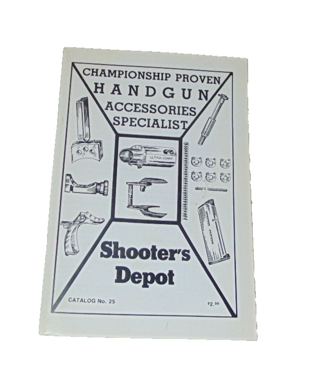 Vintage Shooters Depot Handgun Accessories Catalog No 25