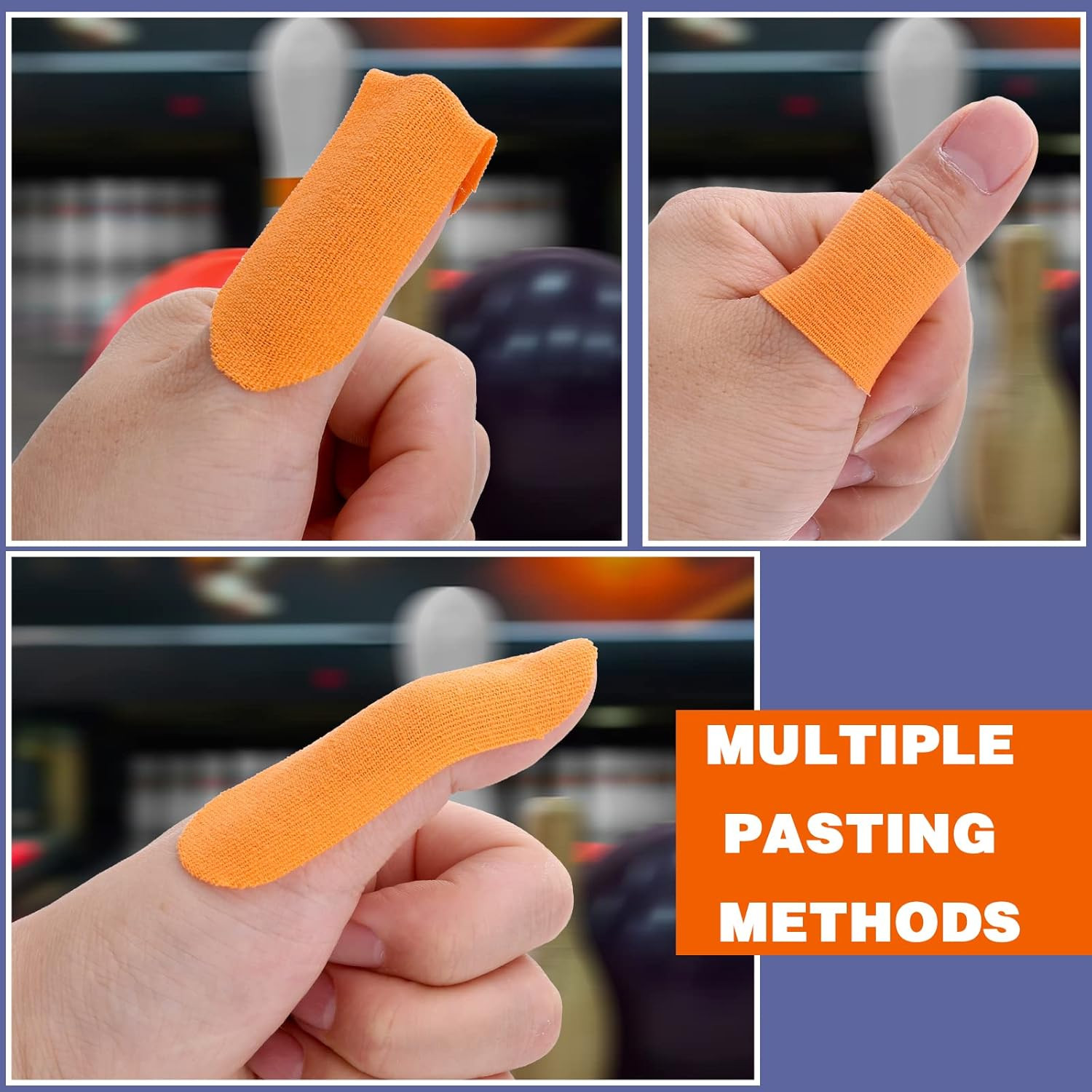 Prasacco 100 Pcs Bowling Tape Bowling Thumb Tape Bowling Finger Tape Bowling Fin