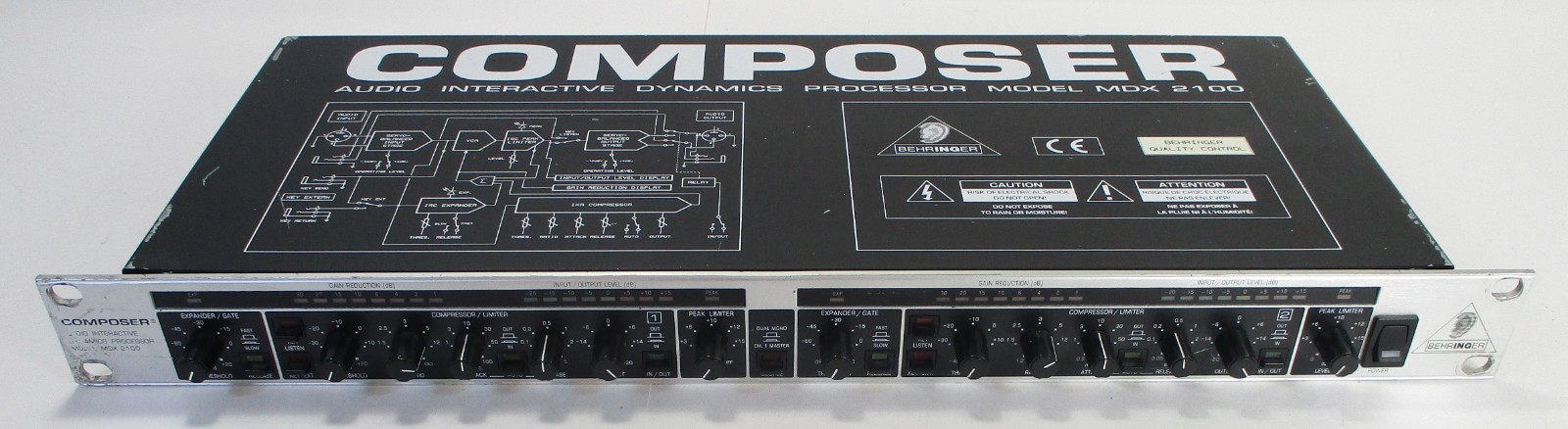 Behringer Composer MDX 2100 Dual Channel Dynamic Processor Compressor