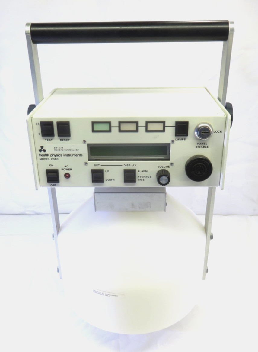 health physics instruments Pulse Neutron Monitor, Model 2080, For Parts/Repair