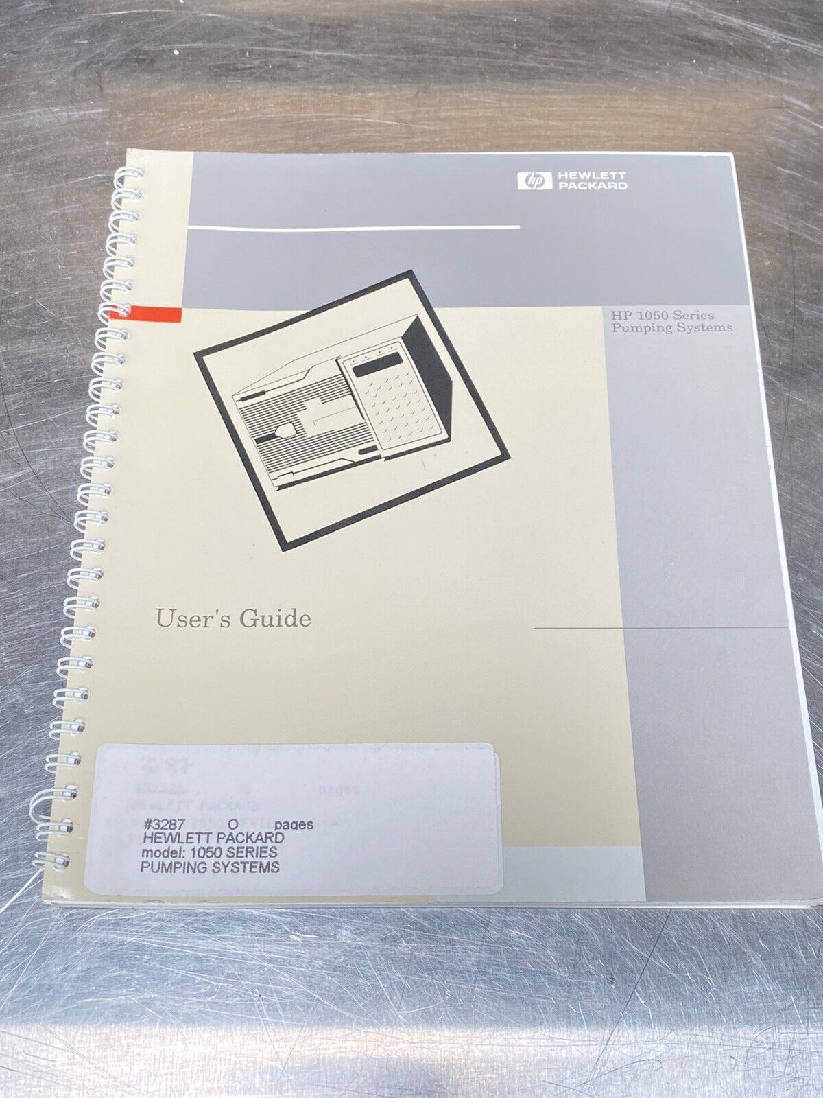Hewlett Packard HP 1050 Series Pumping Systems - Users Guide / Manual