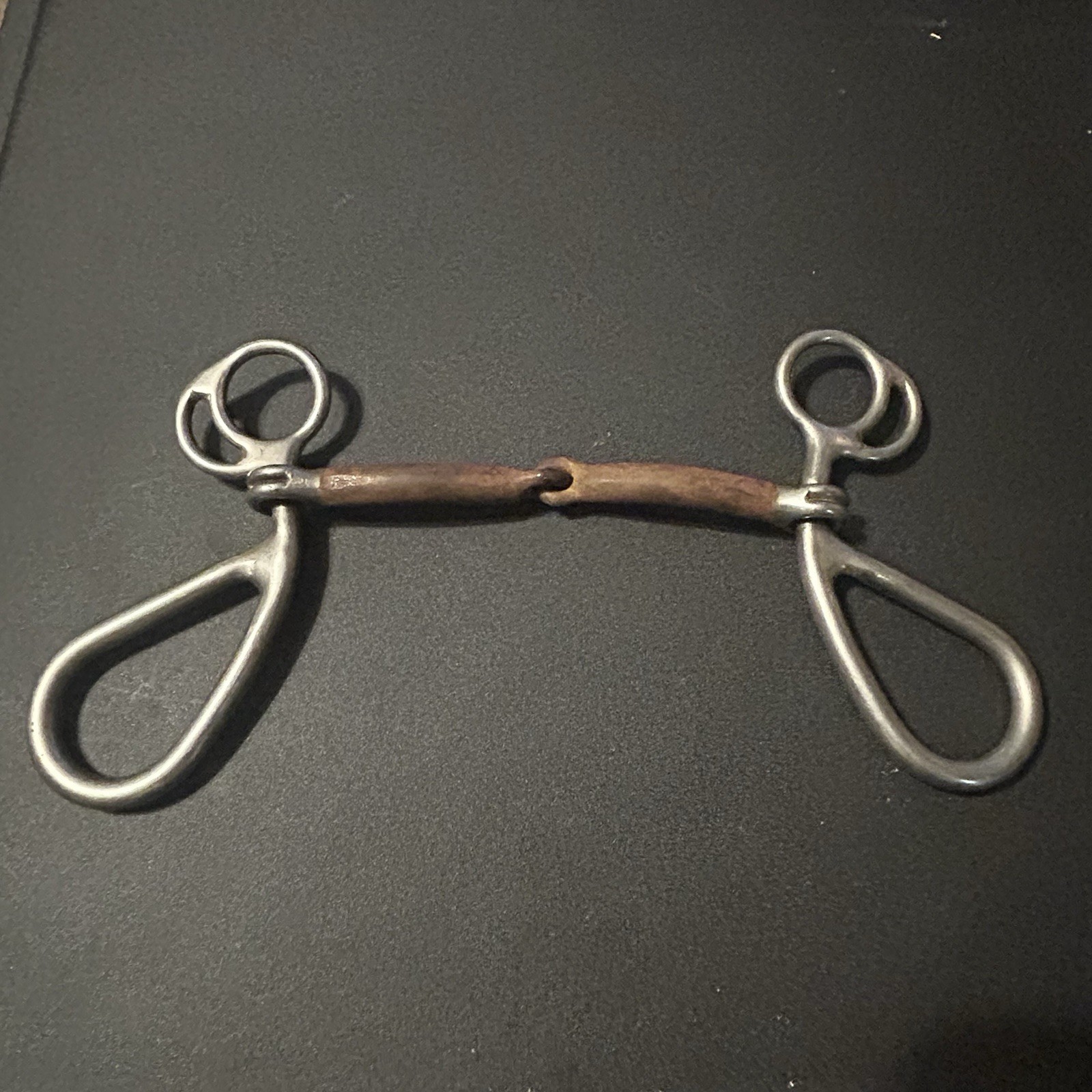 5” Loose Jaw Curb Bit - Sweet Iron Mouth Teardrop Shanks Bit Master Horse Riding