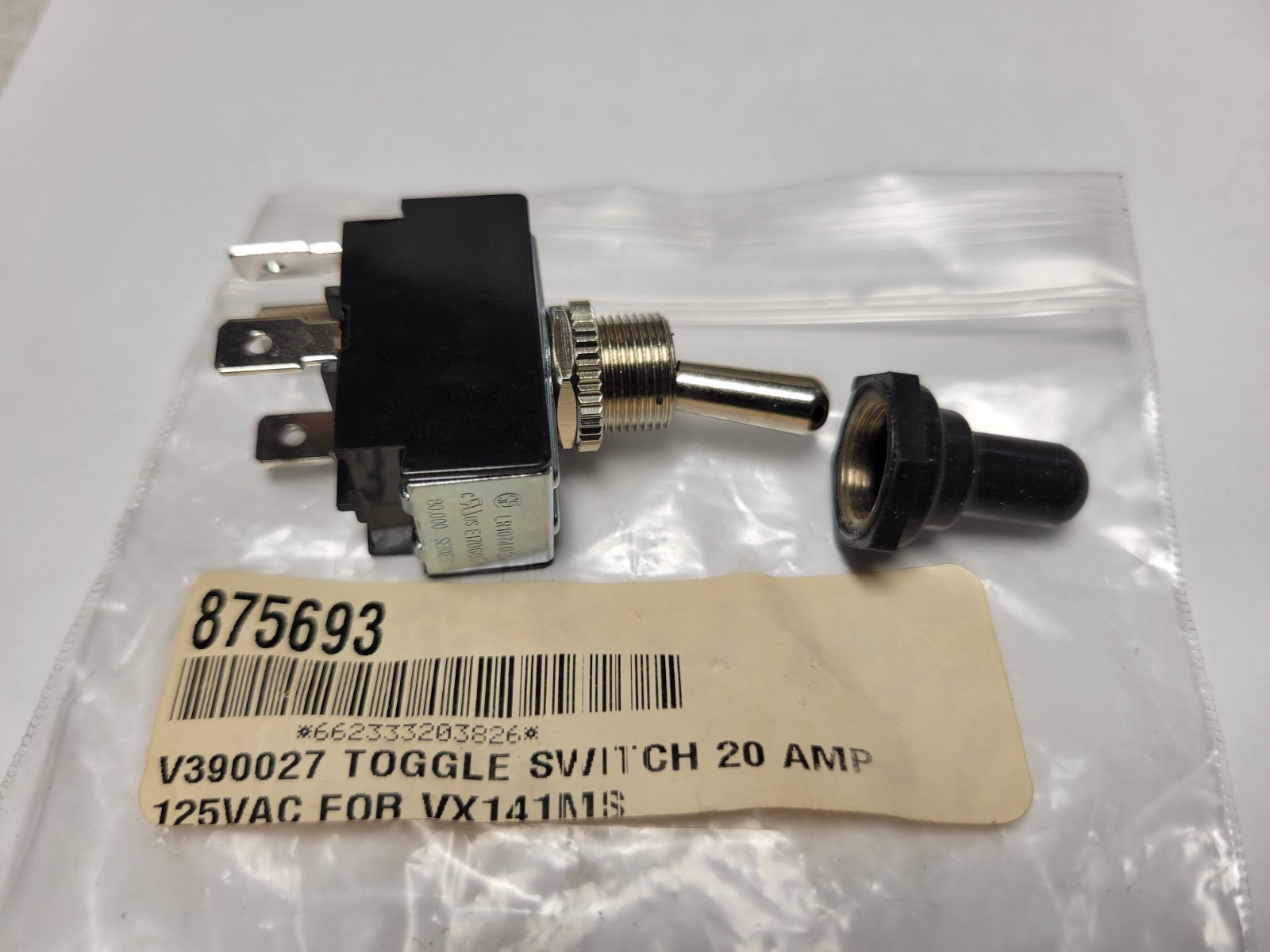 HUSQVARNA TARGET Switch 875693 & 154301 Switch Cover - New Old Stock