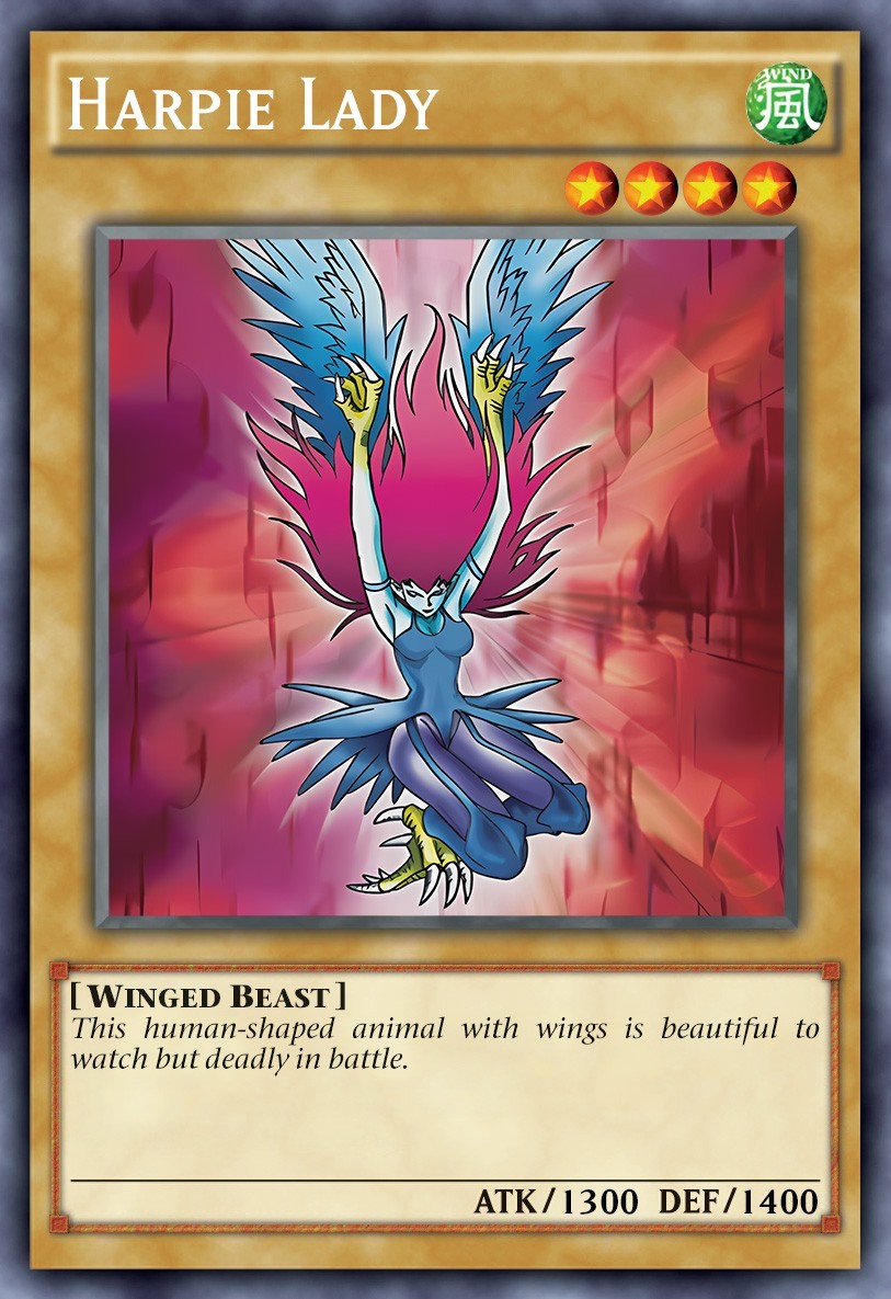 Harpie ANIME EFFECT HOLO card