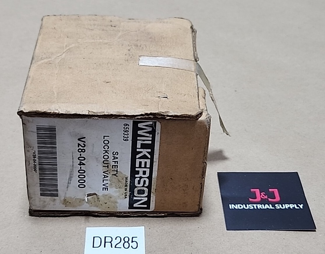 *BRAND NEW* Wilkerson V28-04-0000 Safety Lockout Shut Off Valve + Warranty!