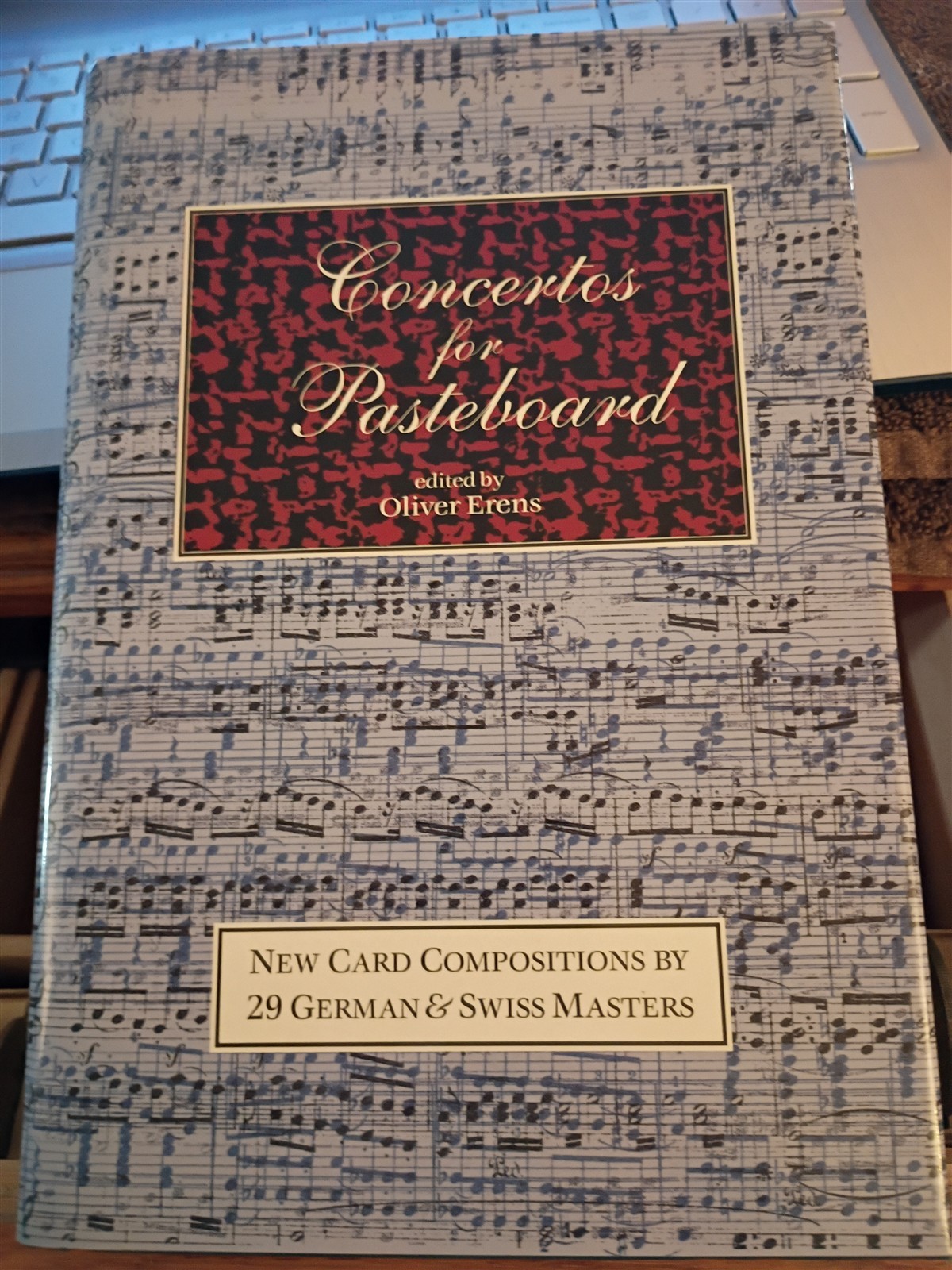 Concertos for Pasteboard by Oliver Erens 1st Ed DJ New Magic Book
