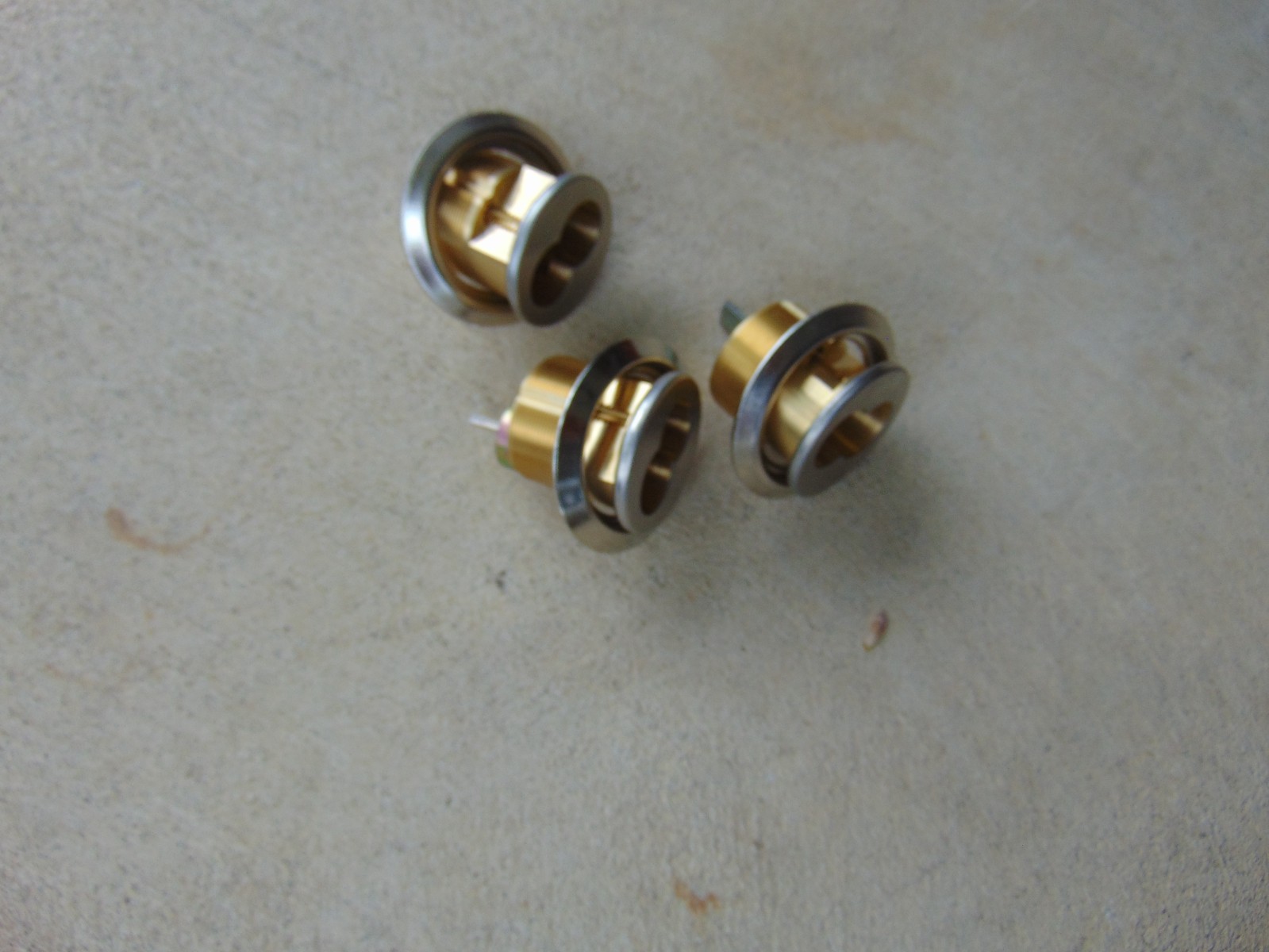 3 CORBIN RUSSWIN IC RIM CYLINDER NO CORE