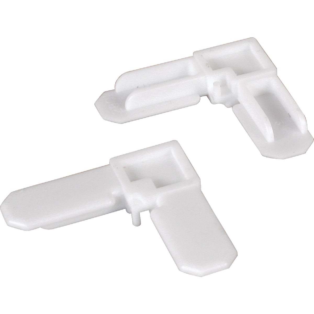 Prime-Line 3/4 In. x 7/16 In. White Plastic Screen Frame Corner (4-Count) PL7726