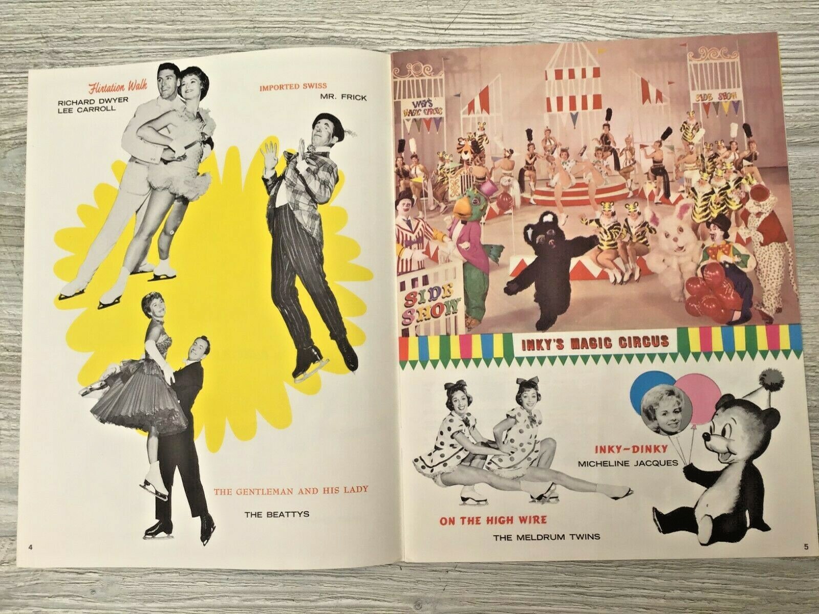 Original Program Shipstads & Johnson Ice Follies 1962 1968