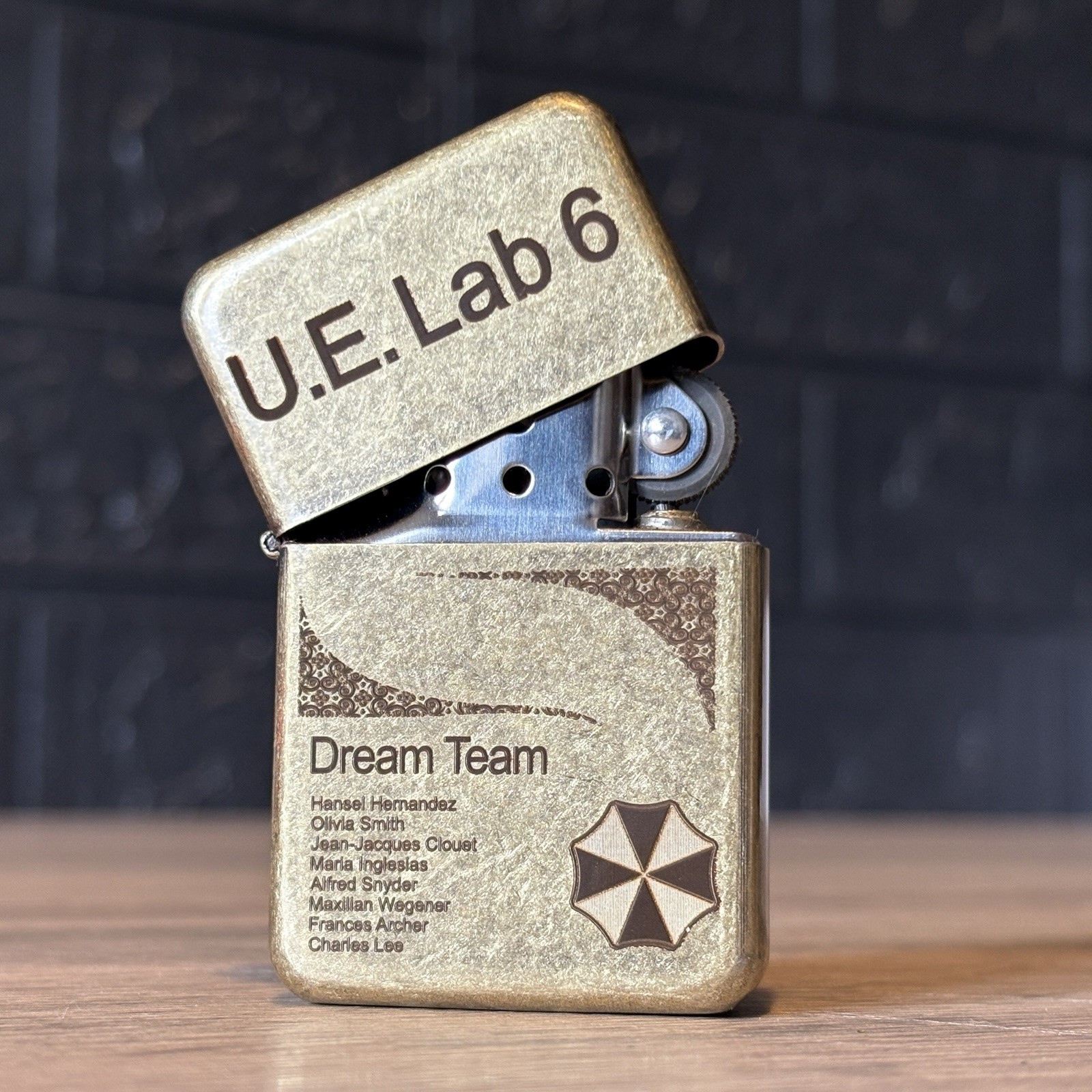 Resident Evil 4 Remake Inspired Luis Sera Flip Lighter | Windproof & Refillable