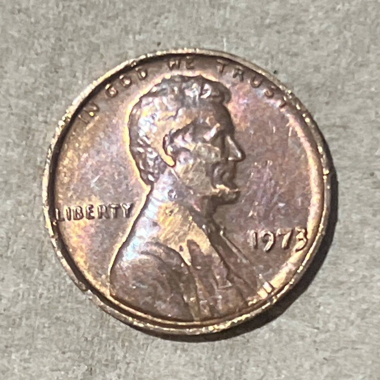 1973 WIDE RIM Memorial Small Cent Philadelphia Business Strike Copper RB KM#201