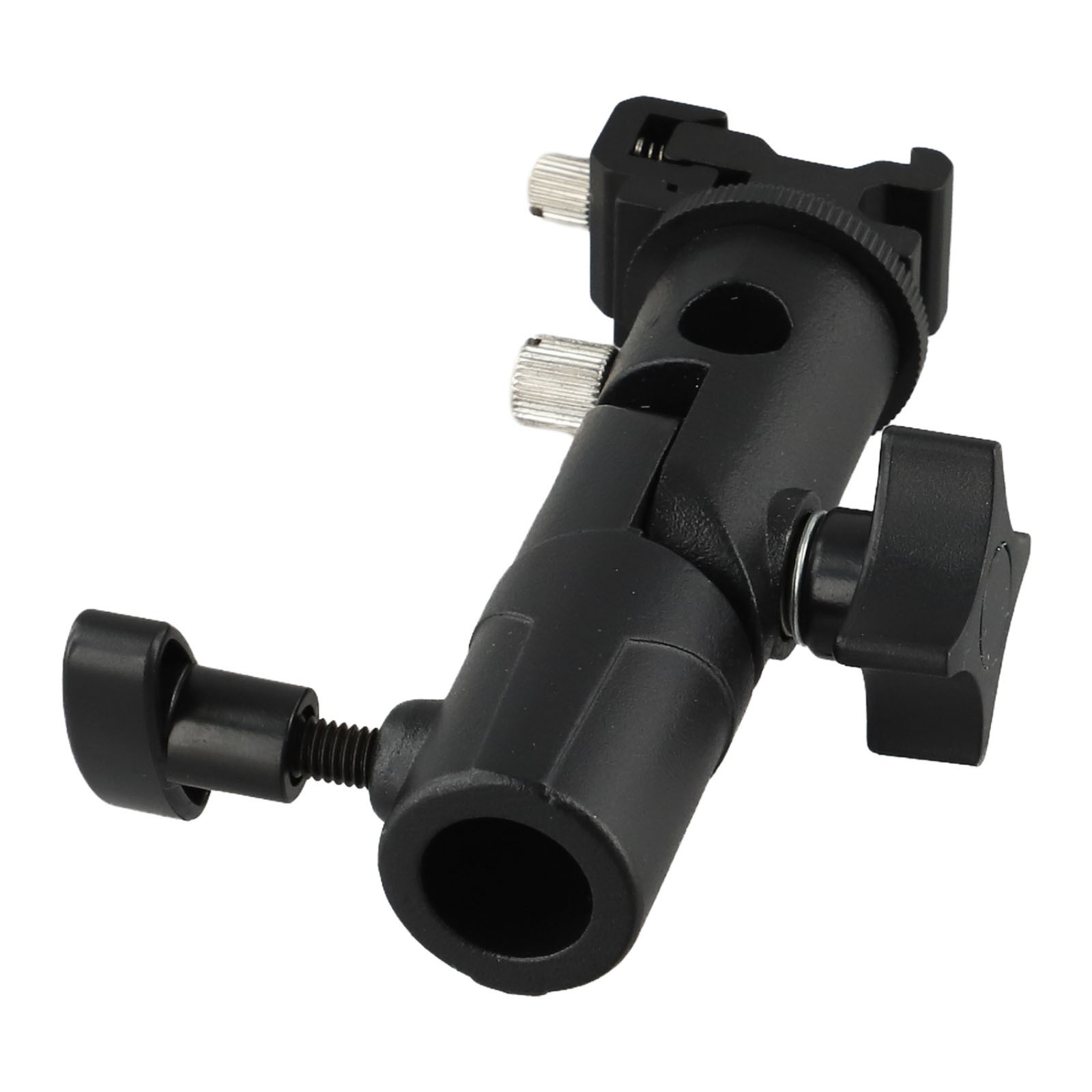 Metal Light Bracket with 1/4 Screw for For soft Reflective Umbrella Setup