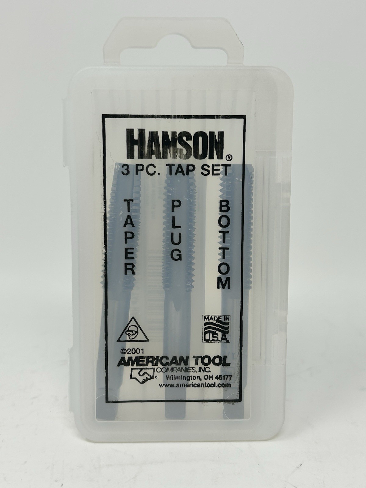 NOS Hanson 2644  1/2” - 13 NC Carbon Steel Tap Set 3PC Taper Plug & Bottom 🇺🇸