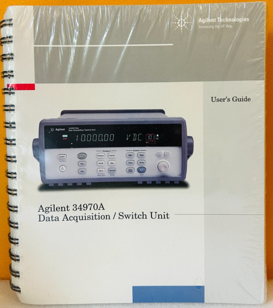 Agilent 34970-90100 Model 34970A Data Acquisition / Switch Unit User's Manual.