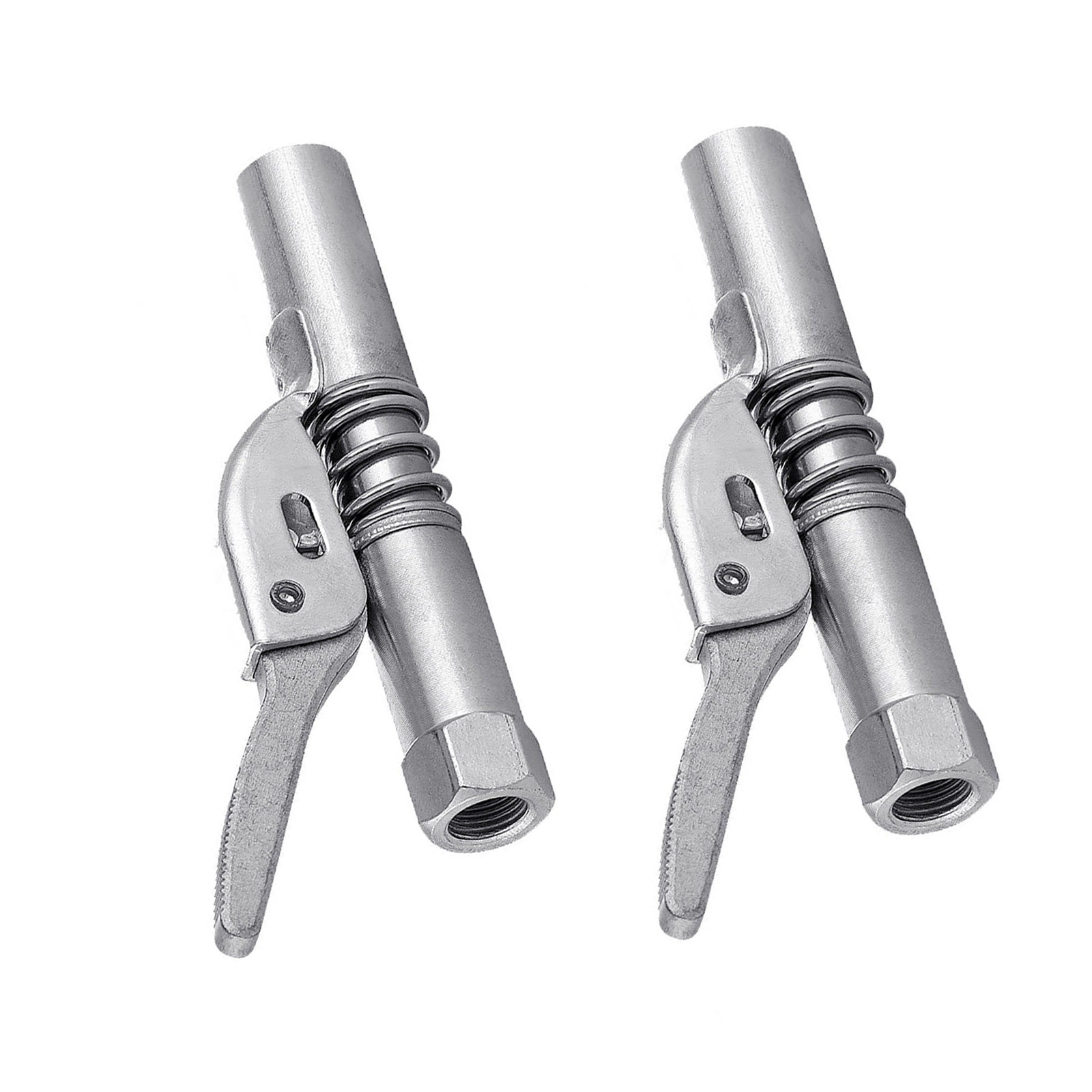 2PCS Grease Gun Coupler Quick Release Lock Oil Injection Nozzle 1/8”NPT 12000PSI