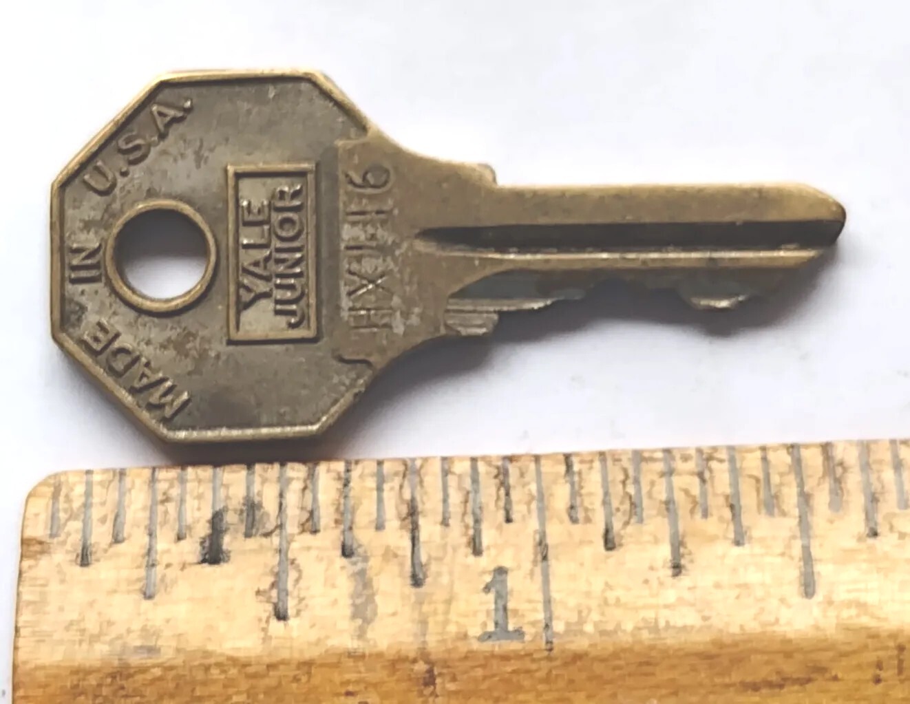 Vintage Key Yale Junior HX116 Appx 1-5/8" Replacement Locks Steampunk