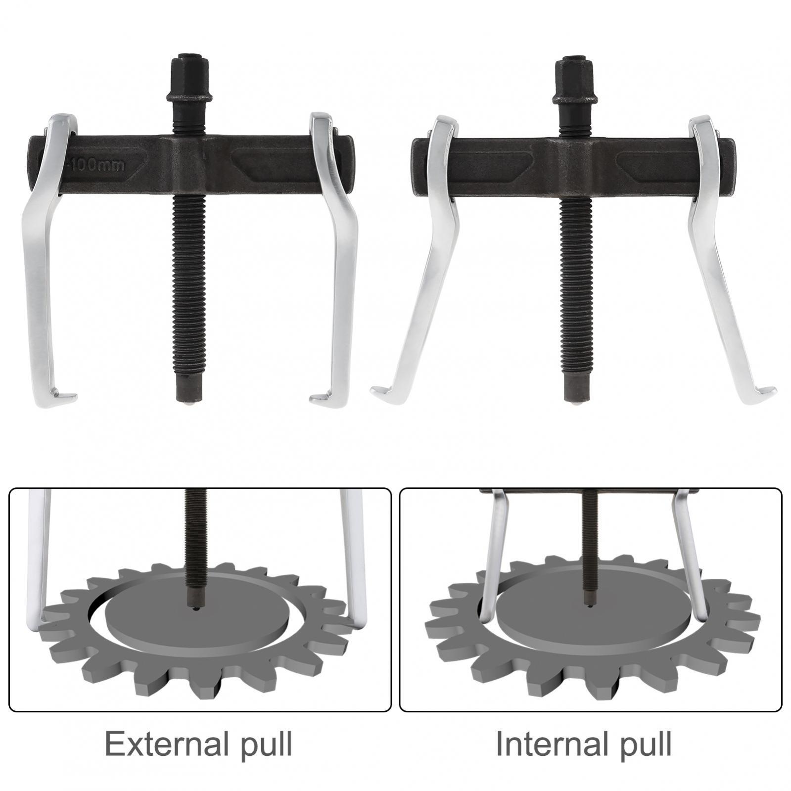 Bearing Puller Adjustable 2 Jaw Gears Puller for External Internal Pulling Tool