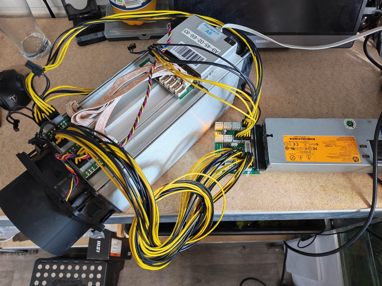 Innosilicon A9 ZMaster with Power Supply Zcash Crypto Miner Equihash 50k/Sols