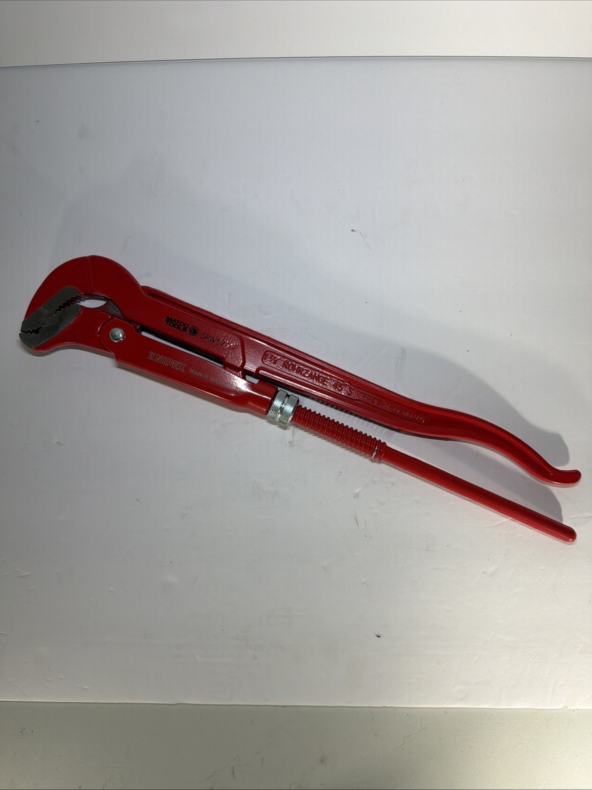 Matco Tools SPW17 KNIPEX 17" Long S-SHAPED Swedish Pipe Wrench READ DESCRIPTION